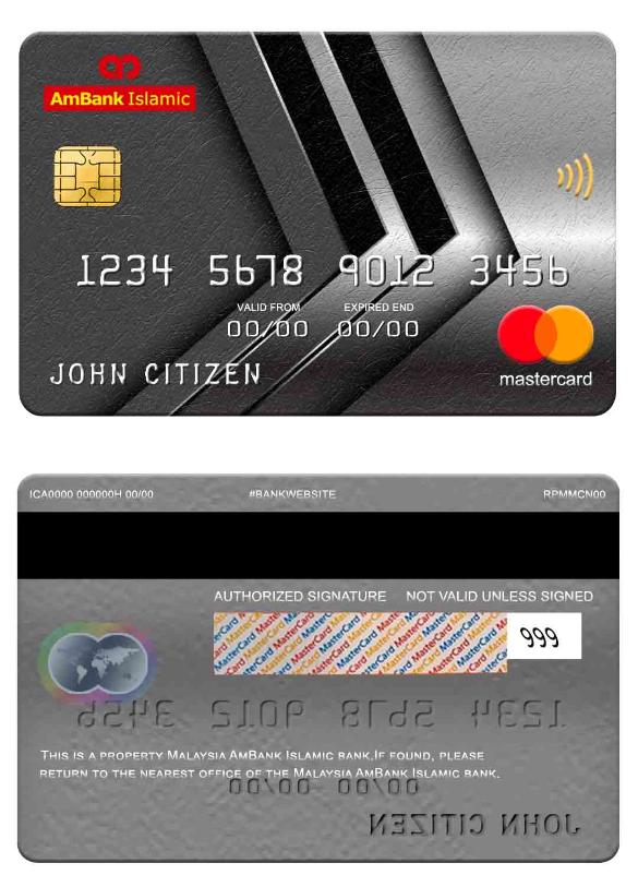 Malaysia AmBank Islamic bank mastercard